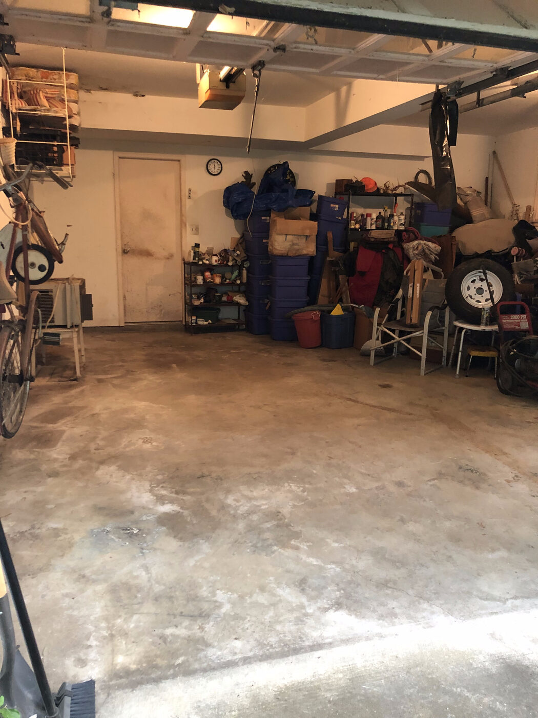 Garage after cleanout