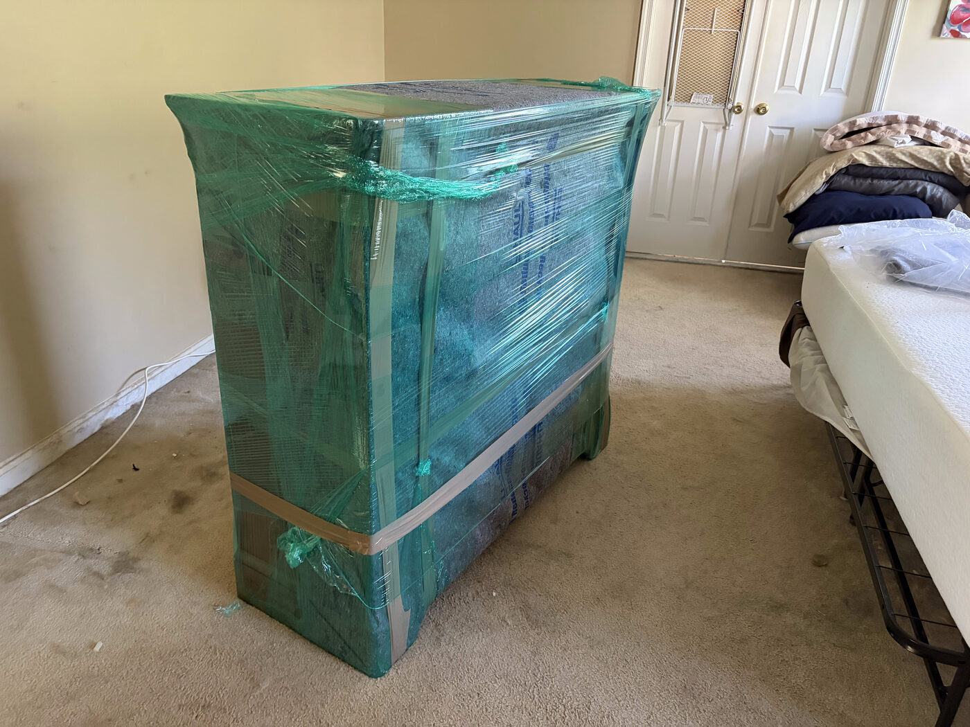 Professionally wrapped furniture