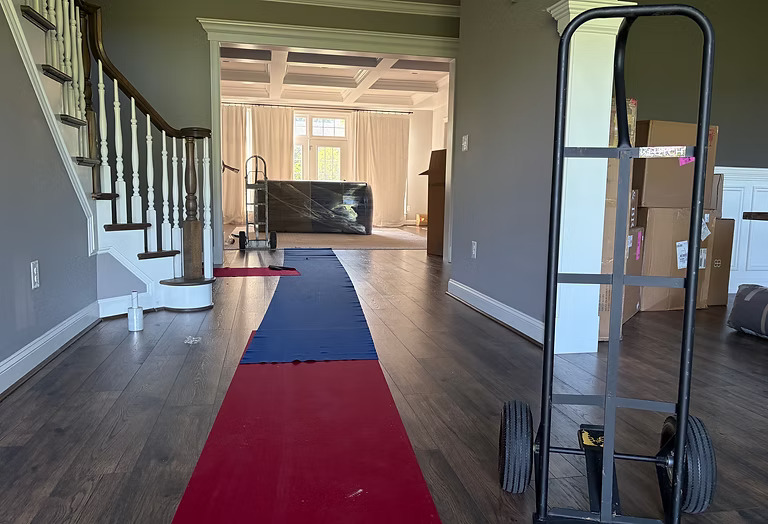 Residential moving crew